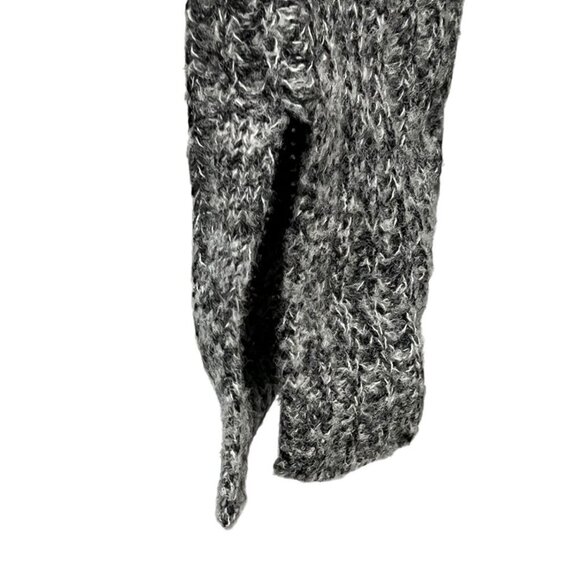 Banana Republic Womens Turtleneck Sweater Size Med Gray Wool Blend - Picture 7 of 8